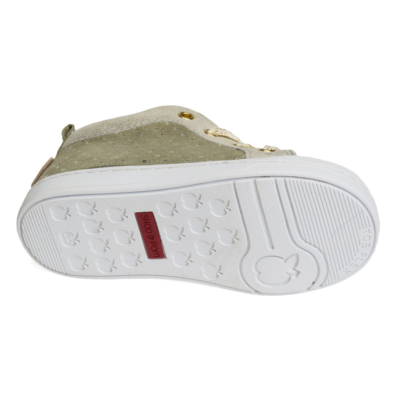 KIKKO BASE Vert Or, Chaussures à Lacets Shoopom