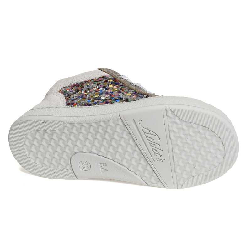 MOUSSE ZIP TOP Argent, Chaussures à Lacets Pom d'Api