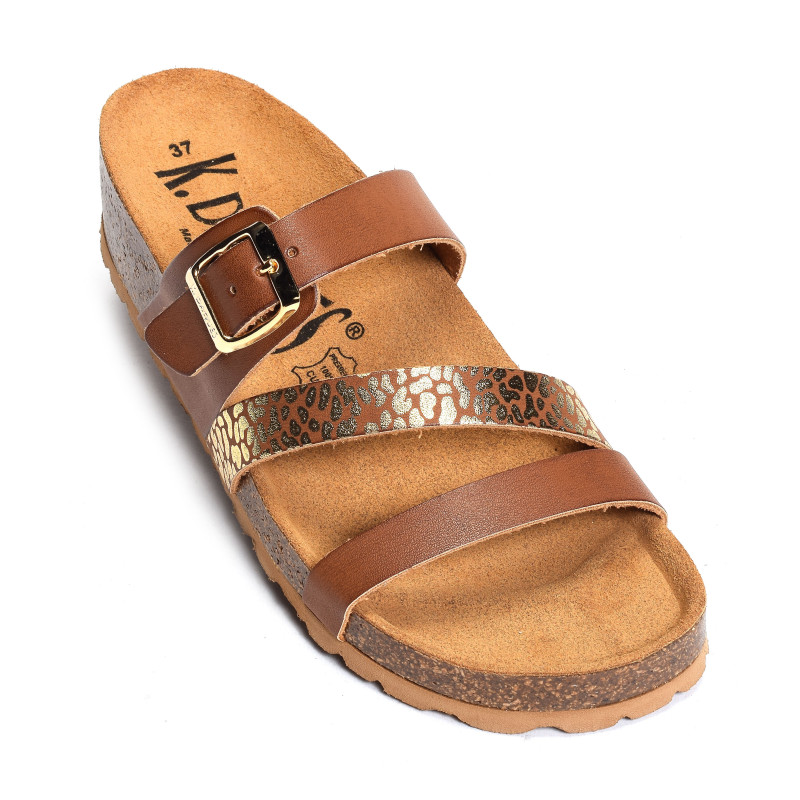 GARBIS Tan, Mules K.Daques
