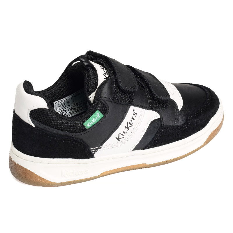KICKBIKING Noir Blanc, Sneakers basses Kickers