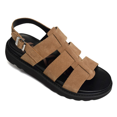 NEOSINEAD Camel, Sandales plates Kickers