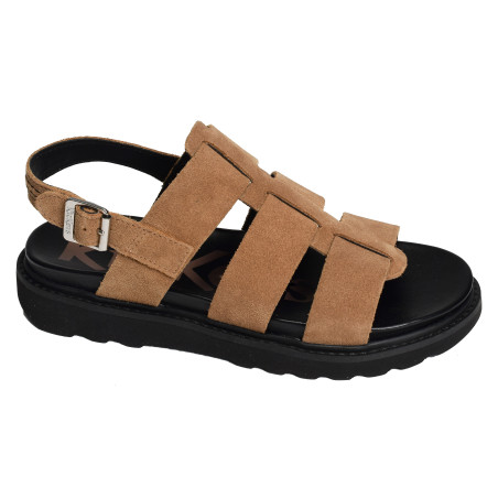 NEOSINEAD Camel, Sandales plates Kickers