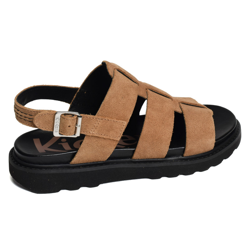 NEOSINEAD Camel, Sandales plates Kickers