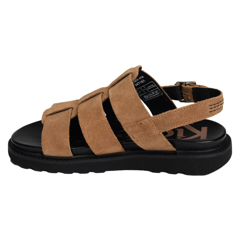 NEOSINEAD Camel, Sandales plates Kickers