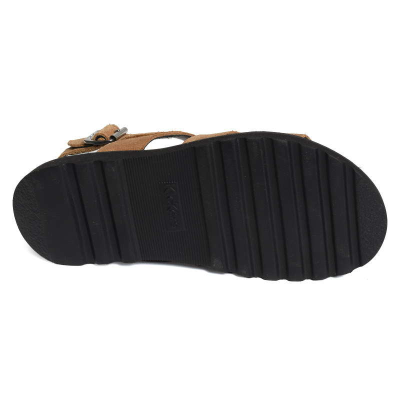 NEOSINEAD Camel, Sandales plates Kickers