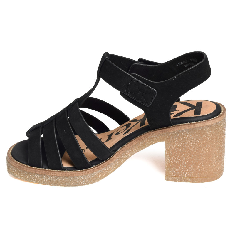 KICK VOLYNE Noir, Nu-Pieds à talon Kickers