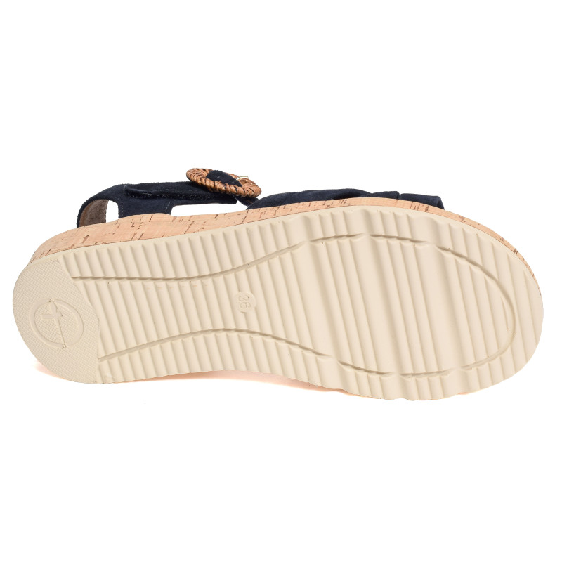 28129 Marine, Sandales compensées Tamaris