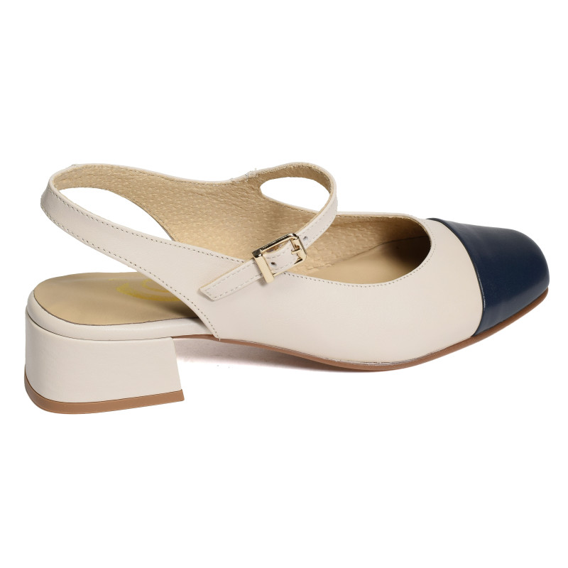 715 Beige Marine, Slingback Folie's
