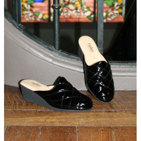 MORANDINI Noir, Mules Heller