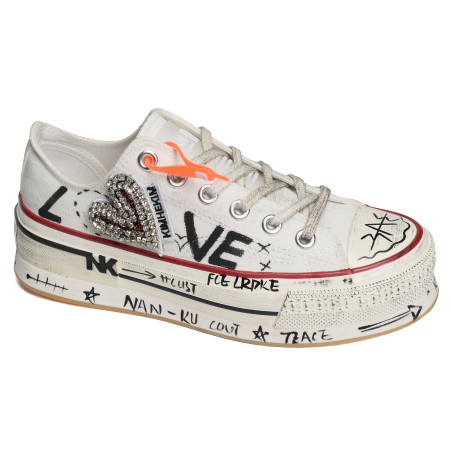 NA 20 Blanc, Sneakers basses Nan-Ku