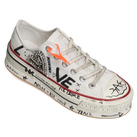 NA 20 Blanc, Sneakers basses Nan-Ku
