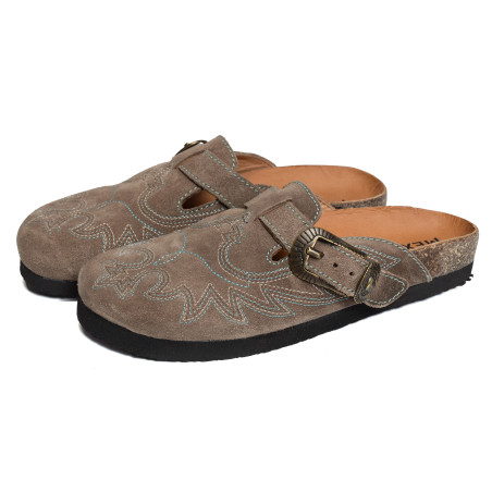 BAHIA Taupe, Sabots Mexicana