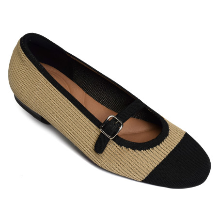 CALPE 76541 Camel Noir, Babies Miss Elastic