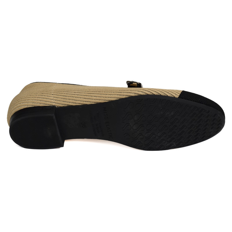 CALPE 76541 Camel Noir, Babies Miss Elastic