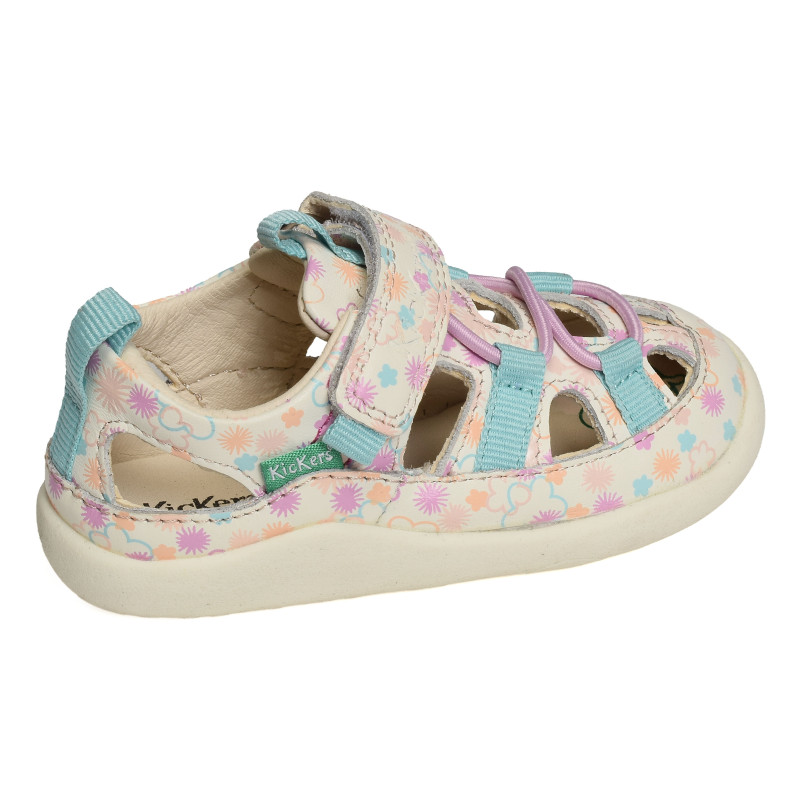KICK FRONY GIRL Blanc Multicolore, Babies Kickers