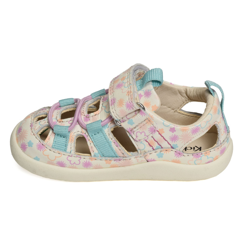 KICK FRONY GIRL Blanc Multicolore, Babies Kickers