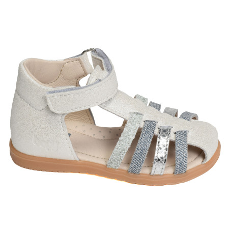 REGULE Blanc Multicolore, Sandales plates & Nu-Pieds Bopy