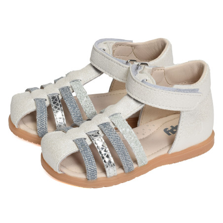 REGULE Blanc Multicolore, Sandales plates & Nu-Pieds Bopy