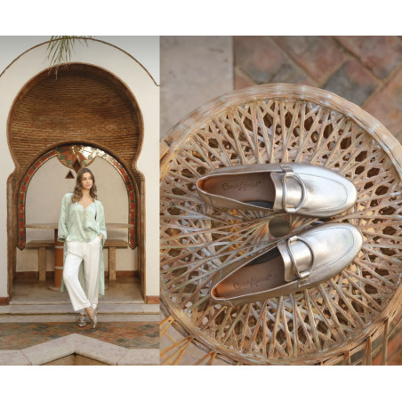 ESPARROS Bronze, Mocassins Coco & Abricot