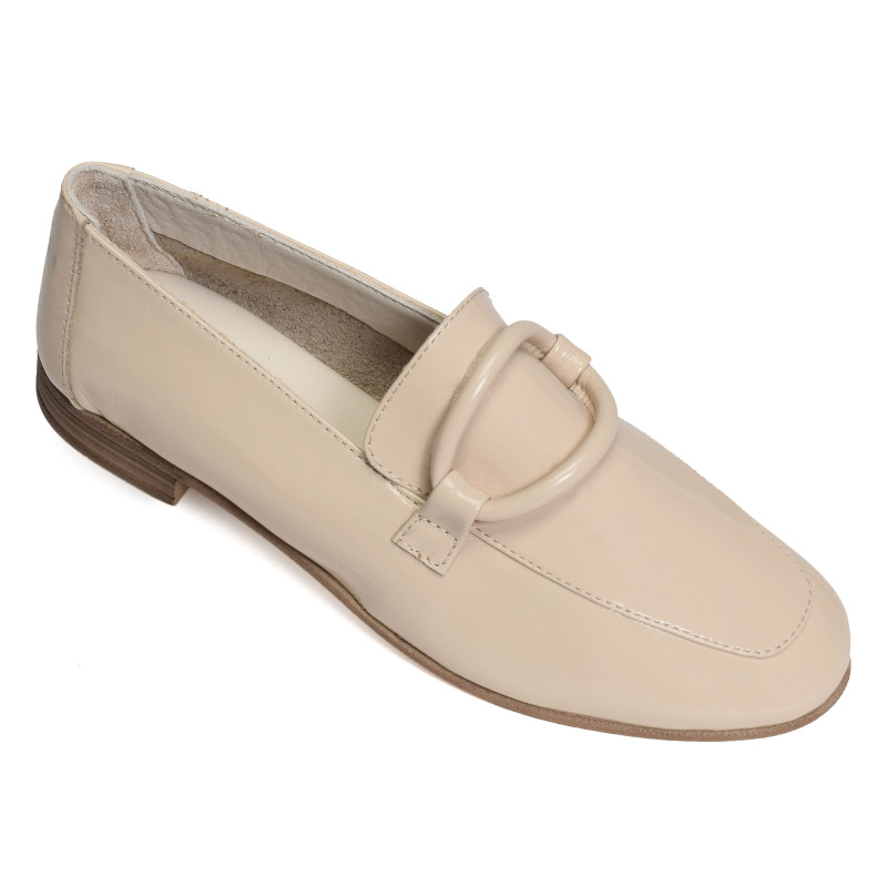 ESPARROS Verni Beige, Mocassins Coco & Abricot