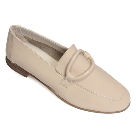ESPARROS Verni Beige, Mocassins Coco & Abricot