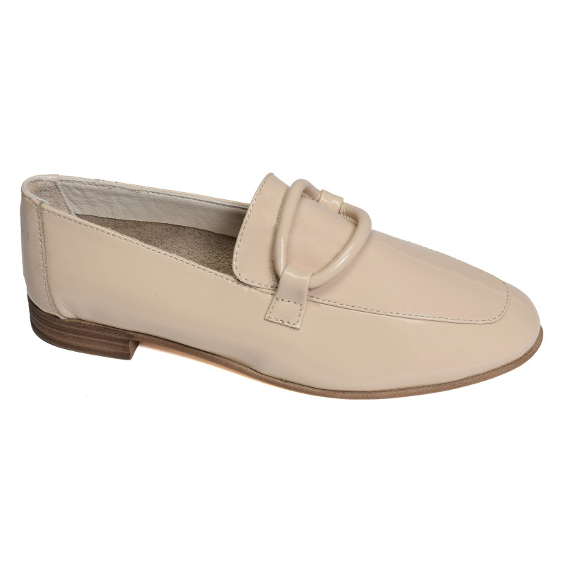 ESPARROS Verni Beige, Mocassins Coco & Abricot