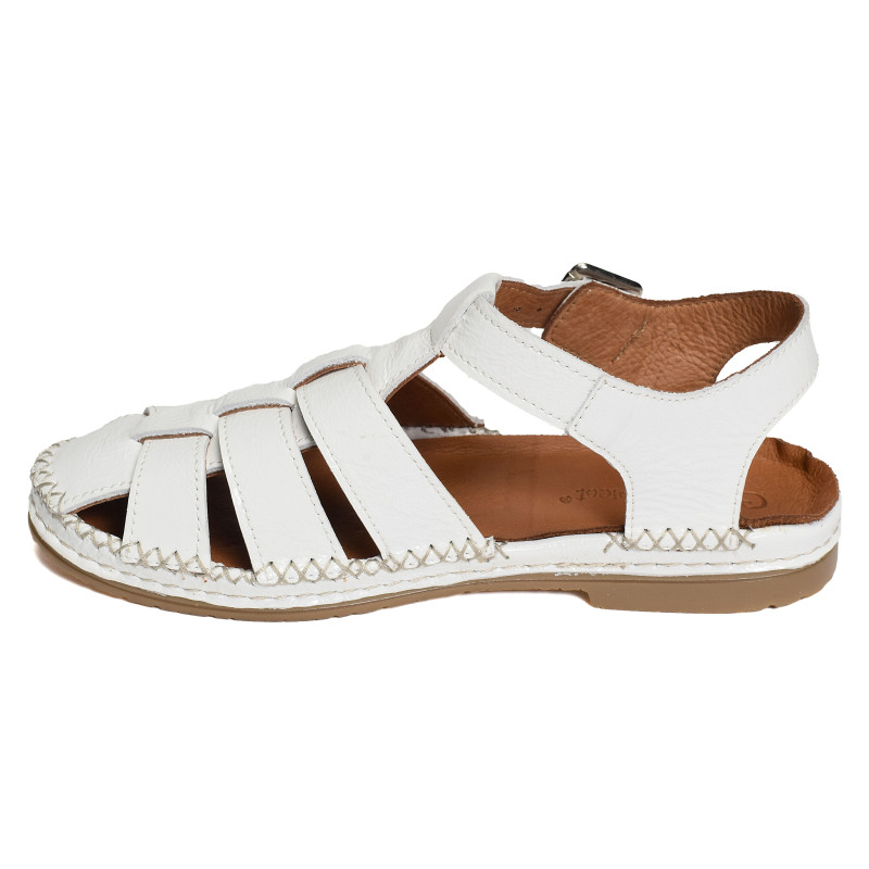 MAGESCQ Verni Blanc, Slingback Coco & Abricot