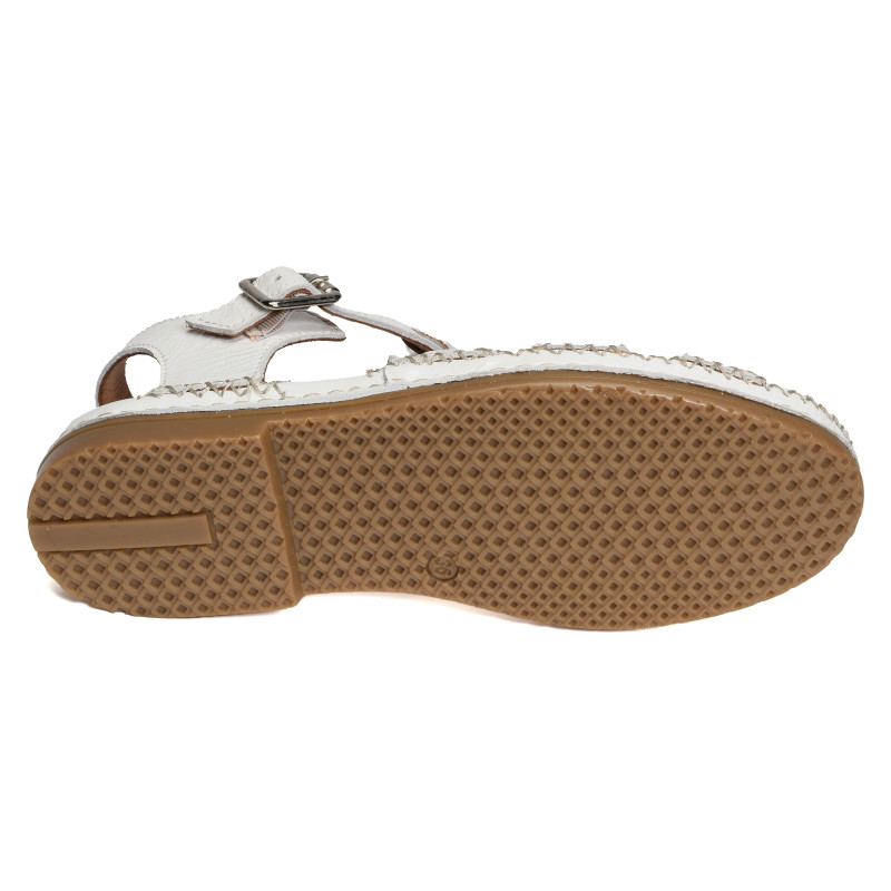 MAGESCQ Verni Blanc, Slingback Coco & Abricot
