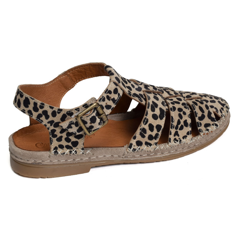 MAGESCQ Léopard, Slingback Coco & Abricot