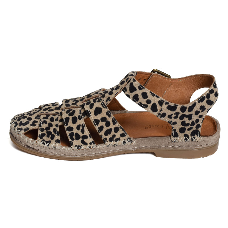 MAGESCQ Léopard, Slingback Coco & Abricot