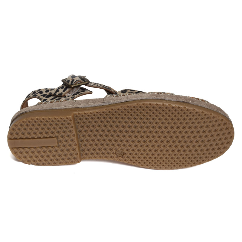 MAGESCQ Léopard, Slingback Coco & Abricot