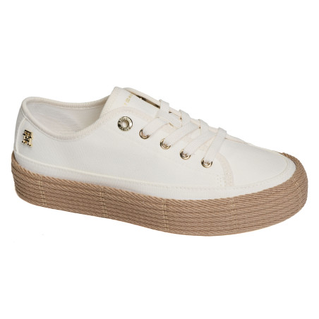 VULC ESPADRILLE SNEAKER 8404 Blanc, Chaussures basses Tommy Hilfiger