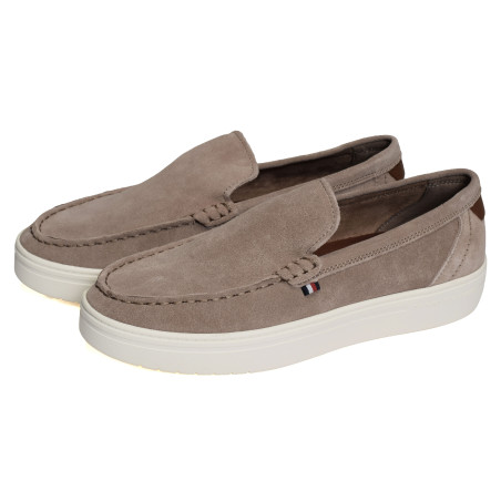 MODERN LIGHT HYBRID SUEDE LOAFER 5354 Taupe, Mocassins Tommy Hilfiger