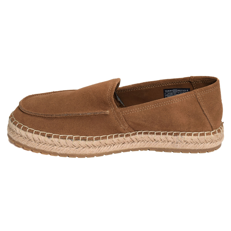 HILFIGER FLEX ESPA SUEDE LOAFER 5392 Marron, Espadrilles Tommy Hilfiger