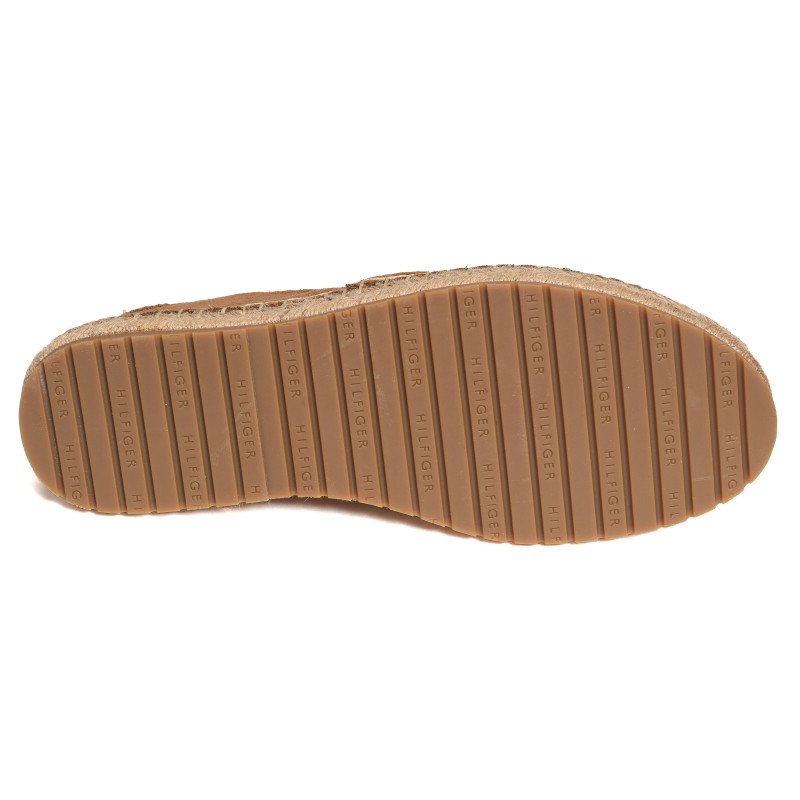 HILFIGER FLEX ESPA SUEDE LOAFER 5392 Marron, Espadrilles Tommy Hilfiger