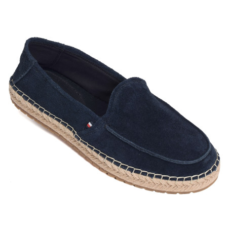 HILFIGER FLEX ESPA SUEDE LOAFER 5392 Marine, Espadrilles Tommy Hilfiger