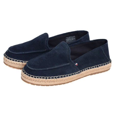 HILFIGER FLEX ESPA SUEDE LOAFER 5392 Marine, Espadrilles Tommy Hilfiger