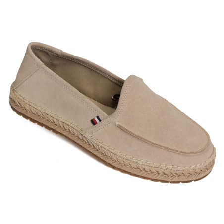 HILFIGER FLEX ESPA SUEDE LOAFER 5392 Beige, Espadrilles Tommy Hilfiger