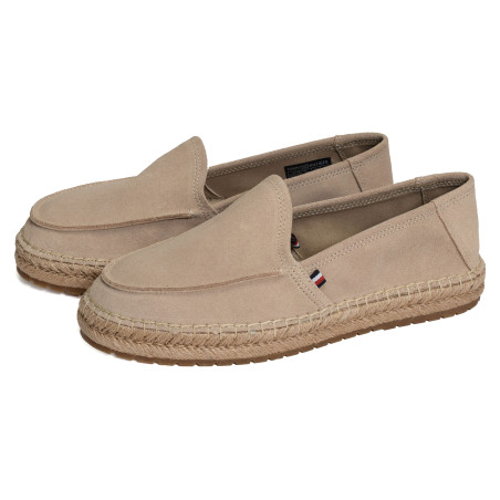 HILFIGER FLEX ESPA SUEDE LOAFER 5392 Beige, Espadrilles Tommy Hilfiger