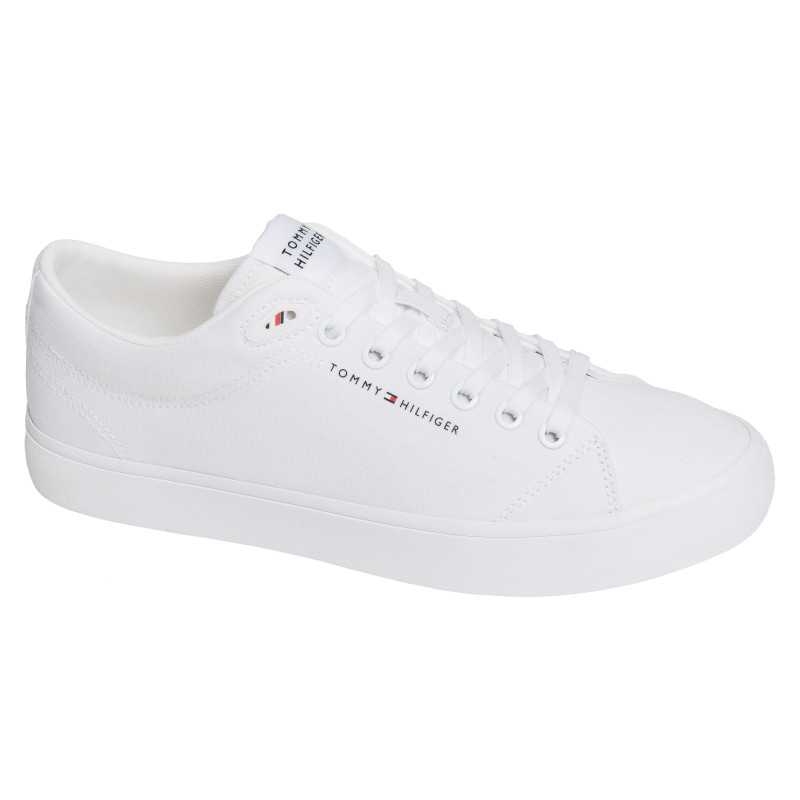 TH HI VULC LOW CORE CANVAS 5396 Blanc, Chaussures basses Tommy Hilfiger