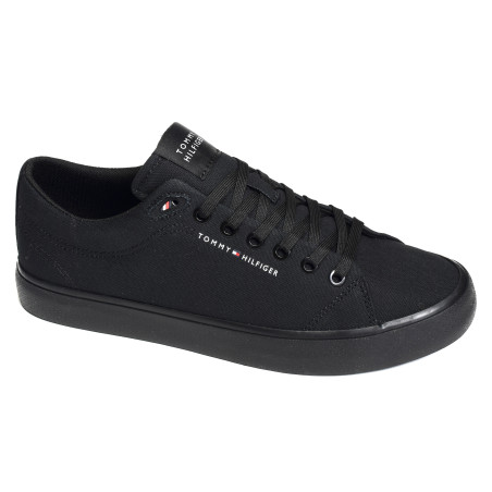 TH HI VULC LOW CORE CANVAS 5396 Noir, Chaussures basses Tommy Hilfiger
