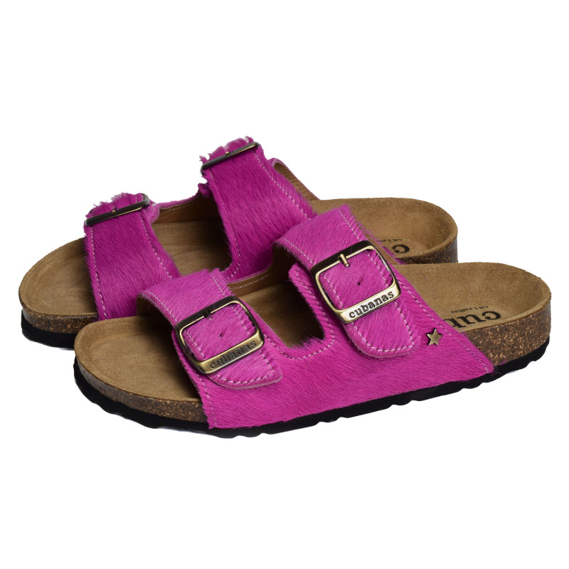 AMALIA 263 Fuchsia, Mules Cubanas