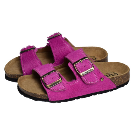 AMALIA 263 Fuchsia, Mules Cubanas