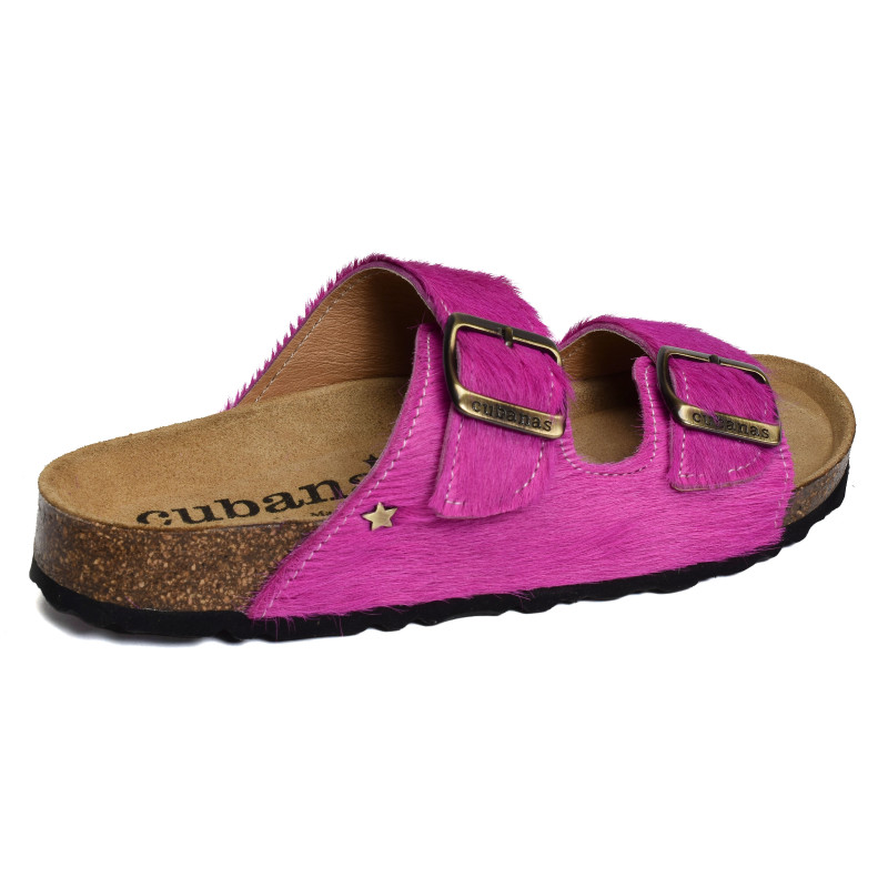 AMALIA 263 Fuchsia, Mules Cubanas