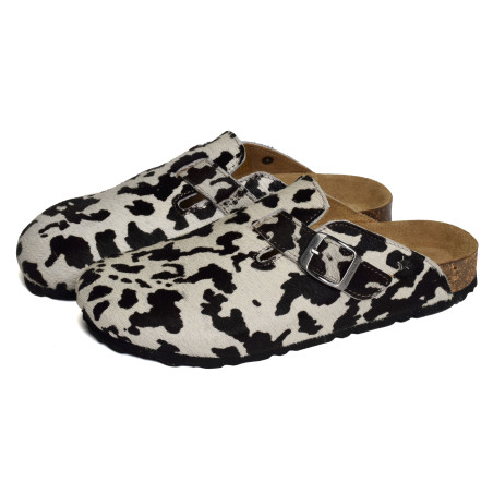 MARIA 103 Blanc Noir, Sabots Cubanas