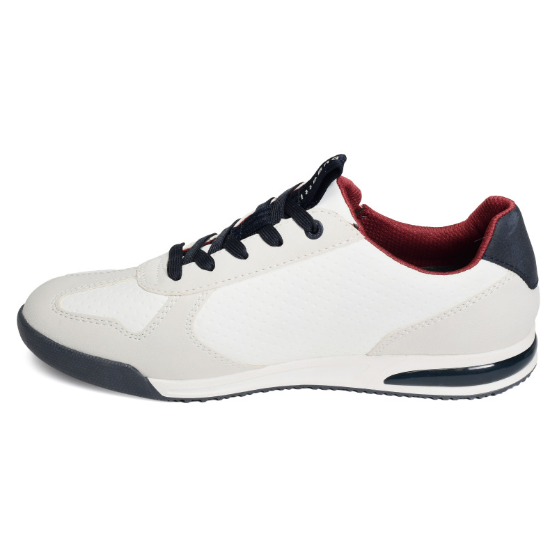 A3811 Blanc Gris, Sneakers basses Bugatti
