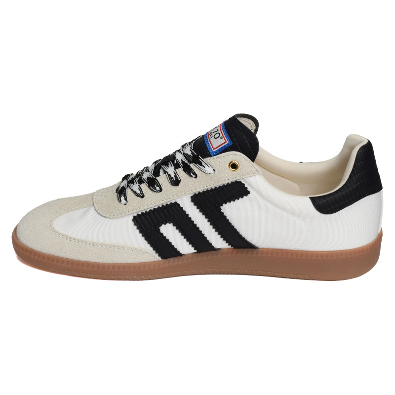GHOST NYLON MEN Blanc Noir, Sneakers basses Back 70