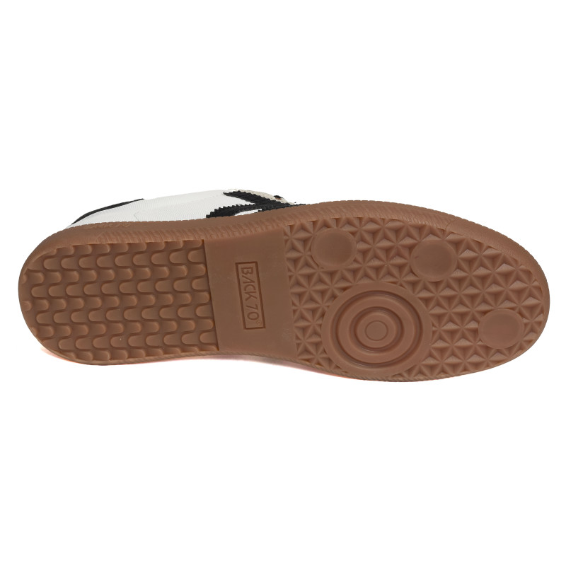 GHOST NYLON MEN Blanc Noir, Sneakers basses Back 70