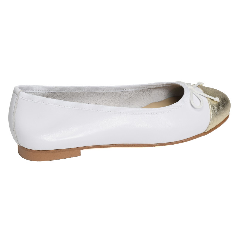 DIANE Blanc Or, Ballerines Folie's