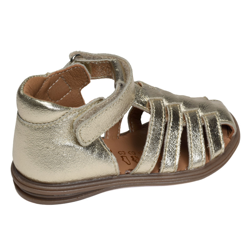 PAILLETTE Or, Sandales plates & Nu-Pieds Bellamy